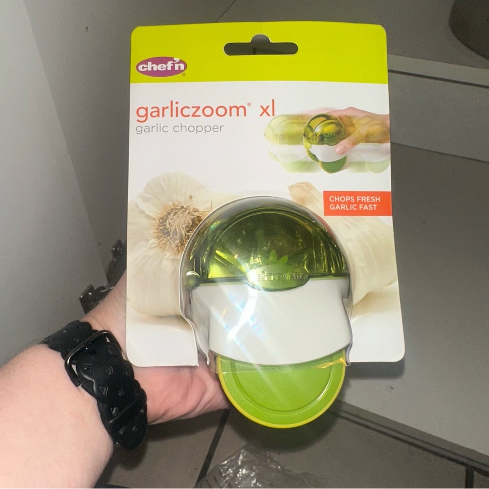 GarlicZoom XL Garlic Chopper - Green
